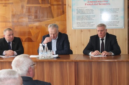 Прием делегации аграриев Могилёвской области