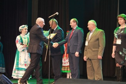 Чествование животноводов области