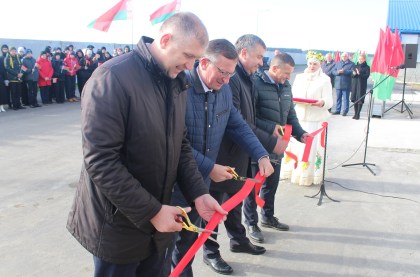 Торжественное открытие реконструированной МТФ «Долбизно»